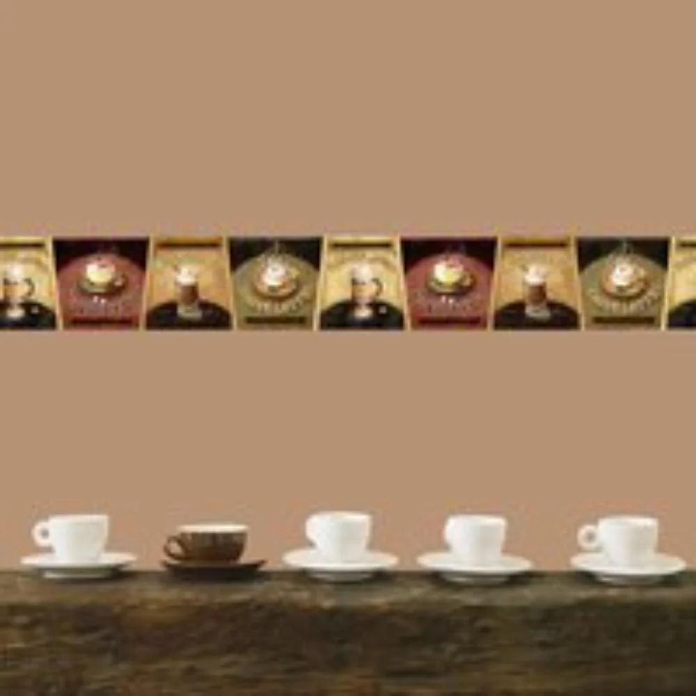 Wallpaper Border Café Coffee Cappuccino 2 rolls